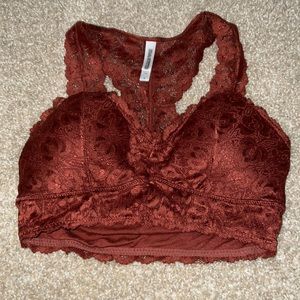 Red Lace Bralette